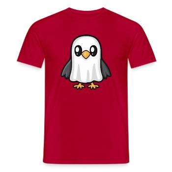 Adler Halloween Geist Vogel - T-shirt homme - rouge - Devant - AI Model Male 178 dark (178cm)
