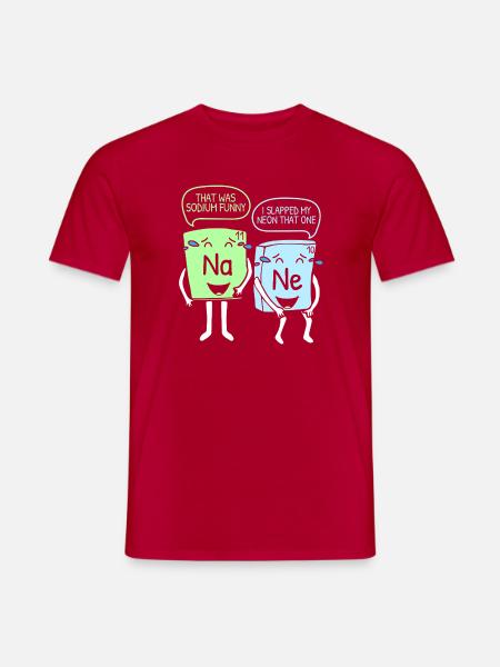 Chemie Chemiker Chemielehrer Spruch Wissenschaft - Männer T-Shirt - Rot