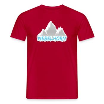 Geschenk für Nebelhorn - Männer T-Shirt - Rot - Vorne - AI Model Male 178 dark (178cm)