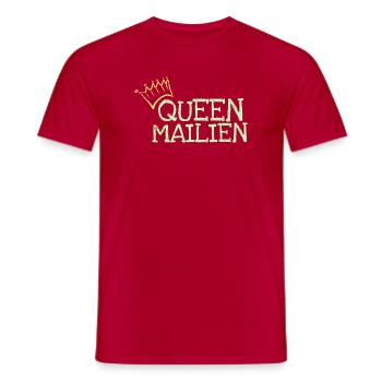 Mailien - Männer T-Shirt - Rot - Vorne - AI Model Male 178 dark (178cm)