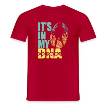 Anime Manga Otaku Kawaii Japon Cosplay Dns dna - T-shirt homme - rouge - Devant - AI Model Male 178 dark (178cm)