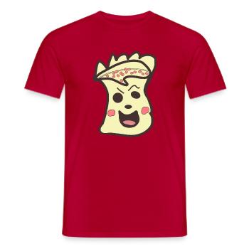 Drôle de gars esthétique kawaii - T-shirt homme - rouge - Devant - AI Model Male 178 dark (178cm)