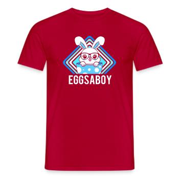 Gender Reveal Pâques Future maman - T-shirt homme - rouge - Devant - AI Model Male 178 dark (178cm)