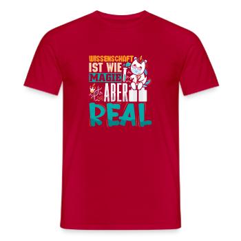 Science Scientifique Chimie - T-shirt homme - rouge - Devant - AI Model Male 178 dark (178cm)