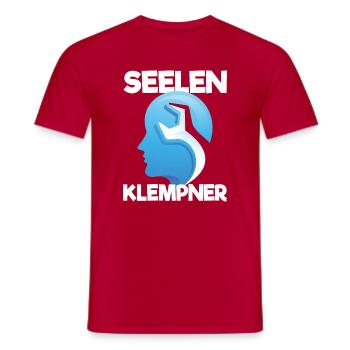 rétrécir - T-shirt homme - rouge - Devant - AI Model Male 178 dark (178cm)