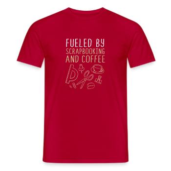 Scrapbook Scrapbooking - Männer T-Shirt - Rot - Vorne - AI Model Male 178 dark (178cm)