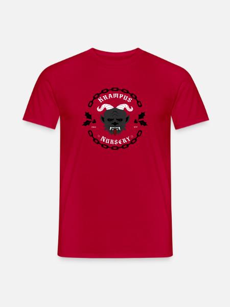 Krampus Nursery  - Männer T-Shirt - Rot