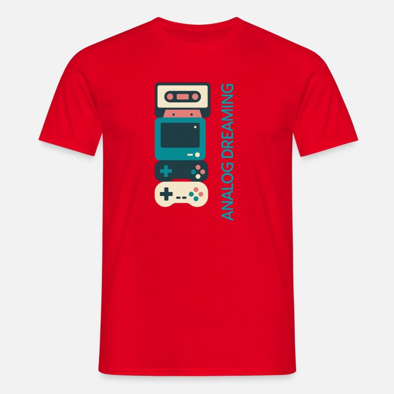 Analog Dreaming Console Stack - Men's T-Shirt - red