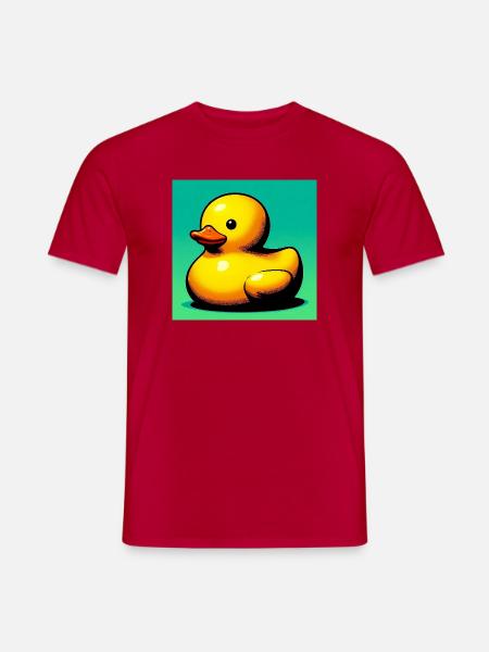 Duckling Duck Duck Duck - Men's T-Shirt - red