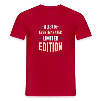 Eventmanager Limitierte Edition - Männer T-Shirt - Rot - Vorne - AI Model Male 178 dark (178cm)