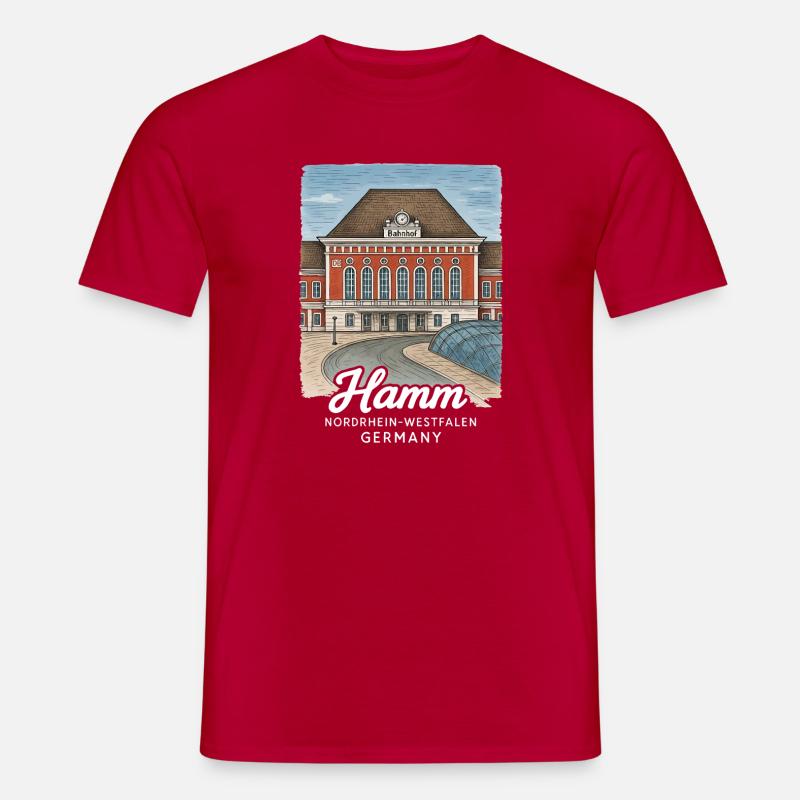 Hamm - Männer T-Shirt - Rot