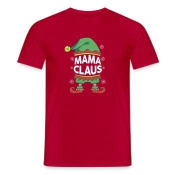Noël Maman Noël - T-shirt homme - rouge - Devant - AI Model Male 178 dark (178cm)