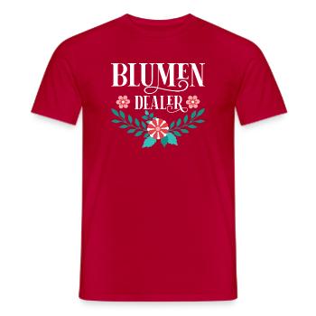 Garden Gardening Hobby Gardener Allotment Garden Funny - Men's T-Shirt - red - Front - AI Model Male 178 dark (178cm)