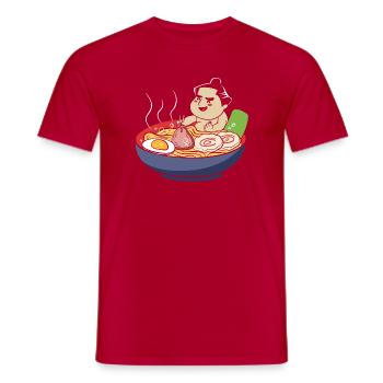 sumo - Men's T-Shirt - red - Front - AI Model Male 178 dark (178cm)