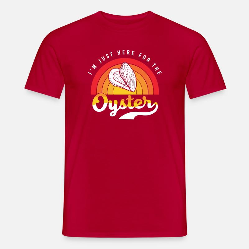 Austern - Männer T-Shirt - Rot