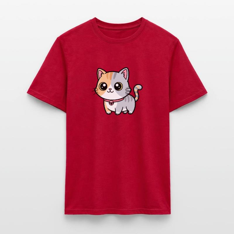 Charme de collier chaton calicot T-shirt homme