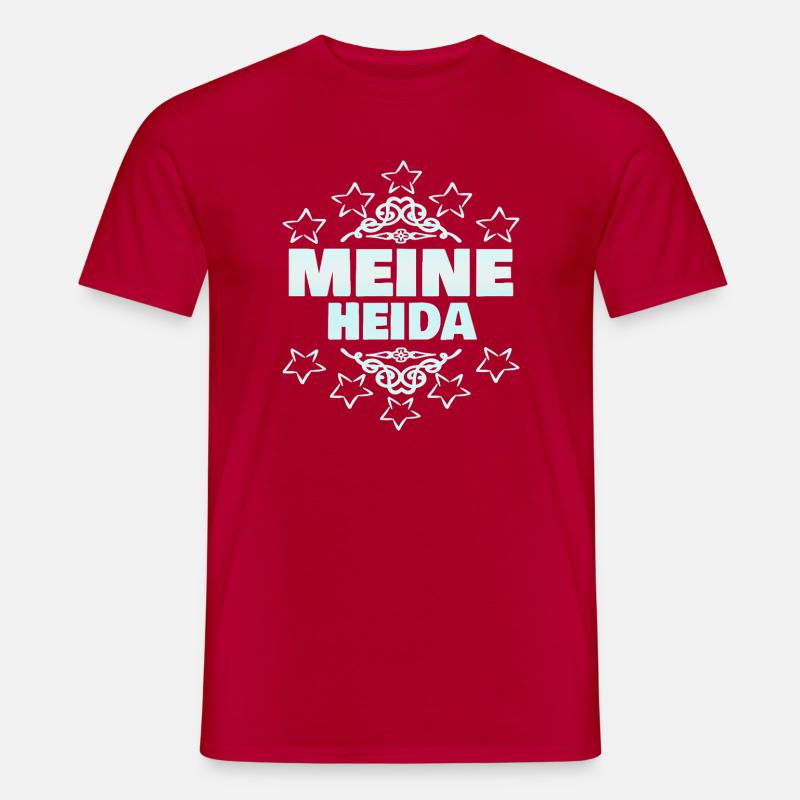 Heida - Männer T-Shirt - Rot