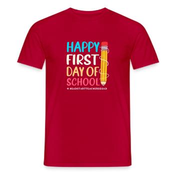 préscolaire - T-shirt homme - rouge - Devant - AI Model Male 178 dark (178cm)