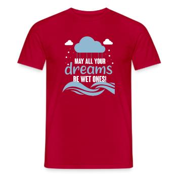 Tauchen Taucher Schnorcheln Sporttaucher - Männer T-Shirt - Rot - Vorne - AI Model Male 178 dark (178cm)