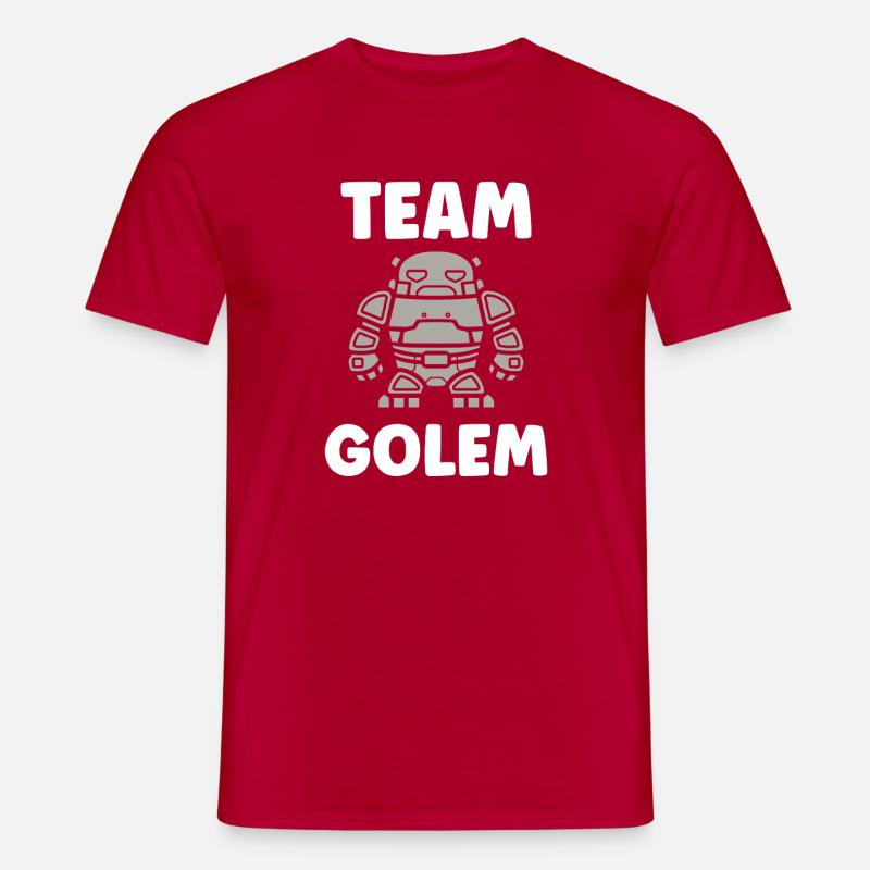 Team Golem - Männer T-Shirt - Rot