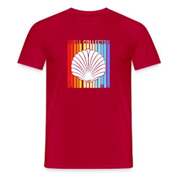 Collecteur de coques - T-shirt homme - rouge - Devant - AI Model Male 178 dark (178cm)