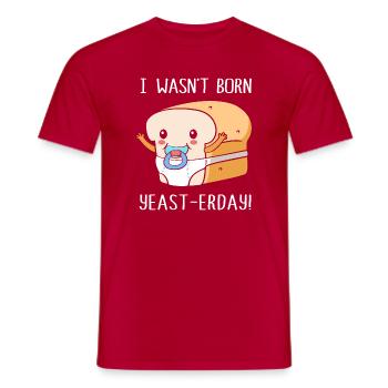 Baker Baker Baking - Men's T-Shirt - red - Front - AI Model Male 178 dark (178cm)