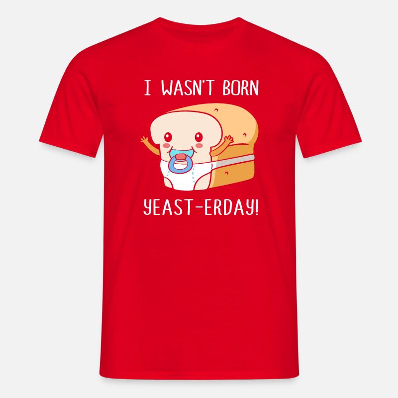 Bäcker Bäckerin Backen - Männer T-Shirt - Rot