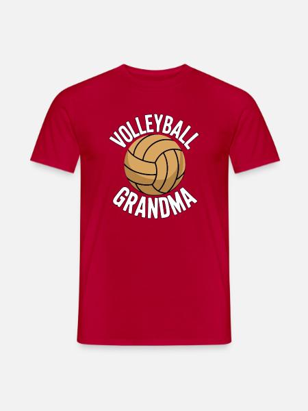 Volleyball Grandma – Proud Grandma - Men's T-Shirt - red