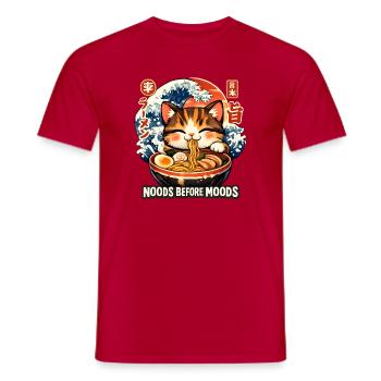 Ramen Noods - Men's T-Shirt - red - Front - AI Model Male 178 dark (178cm)