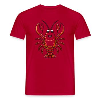 Lobster Costume Crab Carnival Sea Animal - Men's T-Shirt - red - Front - AI Model Male 178 dark (178cm)