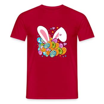 Esthétique d’Oster Kawaii - T-shirt homme - rouge - Devant - AI Model Male 178 dark (178cm)