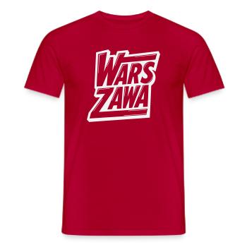 Warsaw, Warsaw Logo - Men's T-Shirt - red - Front - AI Model Male 178 dark (178cm)
