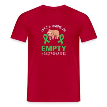 Darm Krankheit Gastroparese - Männer T-Shirt - Rot - Vorne - AI Model Male 178 dark (178cm)
