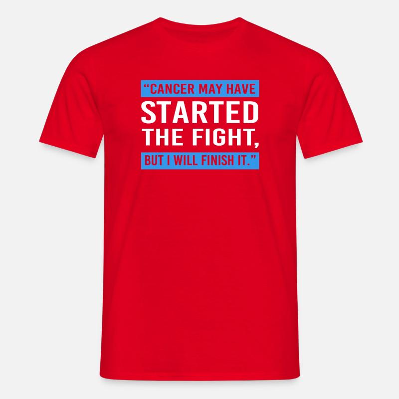 Darm Krebs Dickdarm - Männer T-Shirt - Rot
