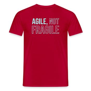 Agile Development, Scrum Coach Shirt - Men's T-Shirt - red - Front - AI Model Male 178 dark (178cm)