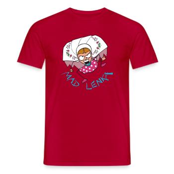 MADLENKA - DS - Männer T-Shirt - Rot - Vorne - AI Model Male 178 dark (178cm)