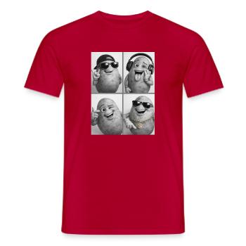 Potato - Männer T-Shirt - Rot - Vorne - AI Model Male 178 dark (178cm)