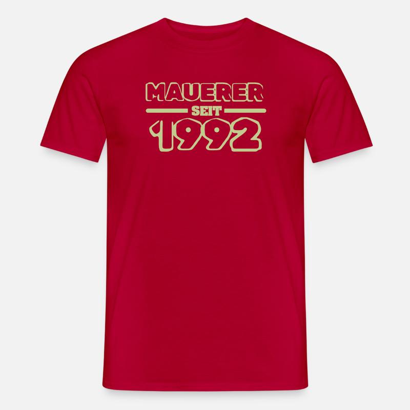 1992 - Männer T-Shirt - Rot