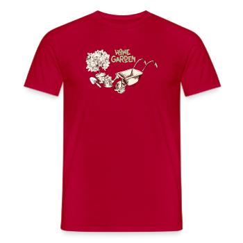 House Garden - Men's T-Shirt - red - Front - AI Model Male 178 dark (178cm)