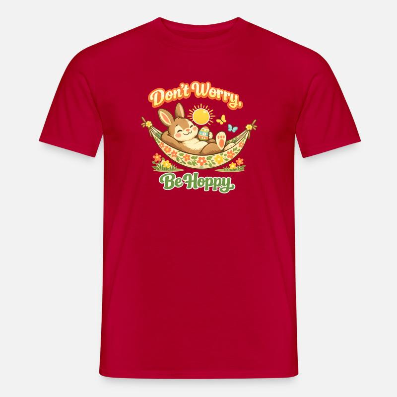 Saying Easter Bunny Funny - Men's T-Shirt - red