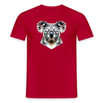 Koala Bear Australia Koala Bear Cute Koala Bears - Men's T-Shirt - red - Front - AI Model Male 178 dark (178cm)