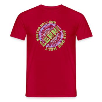 Cadeau pour Lenni - T-shirt homme - rouge - Devant - AI Model Male 178 dark (178cm)