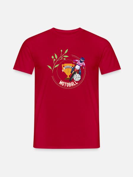 Motoball Siegerin Gewinner Turnier Meisterschaft - Männer T-Shirt - Rot