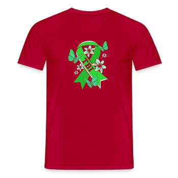 Car accident Traumatic brain injury Traumatic brain injury - Men's T-Shirt - red - Front - AI Model Male 178 dark (178cm)