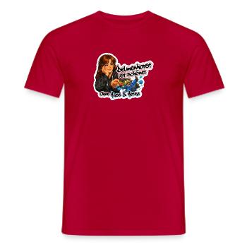Delmenhorst ist schöner ohne Hass und Hetze - Männer T-Shirt - Rot - Vorne - AI Model Male 178 dark (178cm)