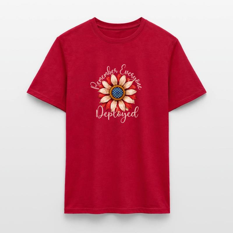 Remember Everyone Deployed RED Friday Troops Men's T-Shirt