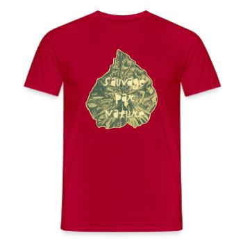 Wild von Natur aus - Männer T-Shirt - Rot - Vorne - AI Model Male 178 dark (178cm)