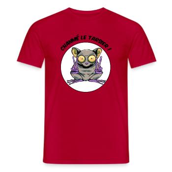 Chanmé, le tarsier ! - T-shirt homme - rouge - Devant - AI Model Male 178 dark (178cm)