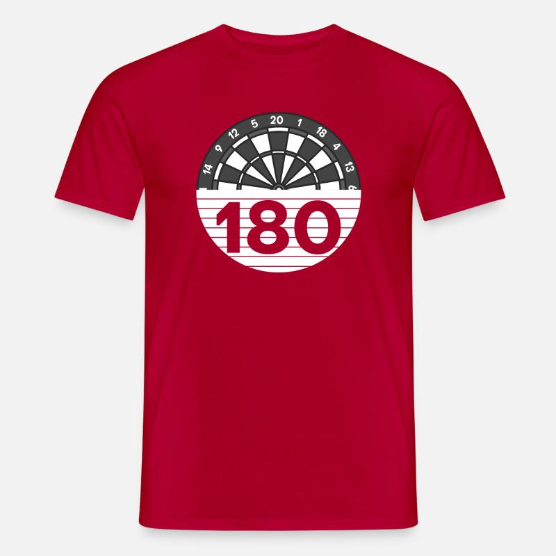One hundred and eighty points - Men’s T-shirt - red
