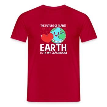 Archéologie Géologie - T-shirt homme - rouge - Devant - AI Model Male 178 dark (178cm)